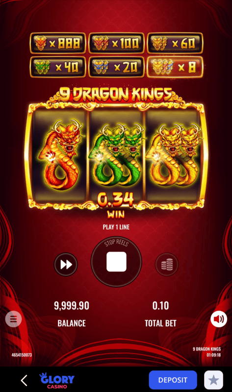 9 Dragon Kings slot